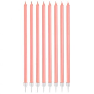 Šviesiai rožinės žvakutės