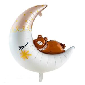 Hela folinis „Teddy bear on the moon“ balionas, 86x76 cm.