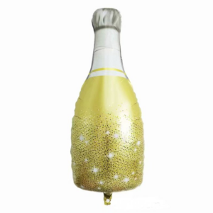 Hela folinis „Champagne bottle" balionas, 98x49 cm.