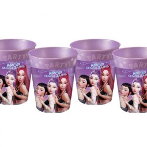 Daugkartiniai puodeliai K-POP DEMON HUNTERS, 250 ml, 4 vnt.